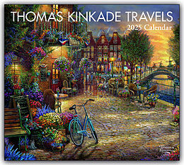 Kalender Thomas Kinkade Travels 2025 Deluxe Wall Calendar von Kinkade Thomas