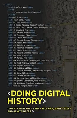 E-Book (epub) Doing digital history von Jonathan Blaney, Jane Winters, Sarah Milligan