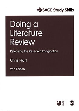 Couverture cartonnée Doing a Literature Review de Chris Hart