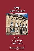 Couverture cartonnée Scots Criminal Law de Lord Andrew Cubie, Adrian Cottam, Andrew McIntyre