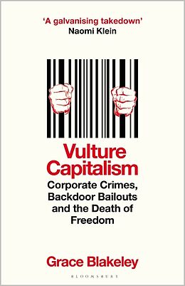 Couverture cartonnée Vulture Capitalism de Grace Blakeley