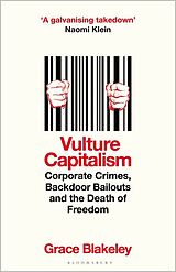 Couverture cartonnée Vulture Capitalism de Grace Blakeley