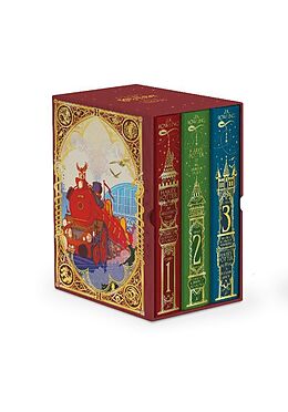 Kartonierter Einband Harry Potter 1-3 Box Set: MinaLima Edition von J. K. Rowling