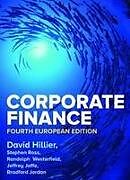 Couverture cartonnée Corporate Finance de David Hillier, Stephen Ross, Randolph Westerfield