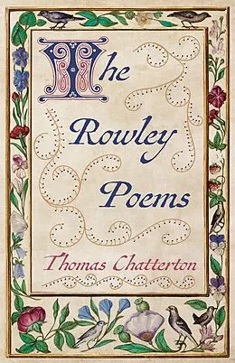 E-Book (epub) The Rowley Poems von Thomas Chatterton