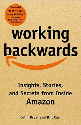 Couverture cartonnée Working Backwards de Colin Bryar, Bill Carr