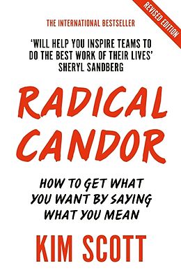 Kartonierter Einband Radical Candor von Scott Kim