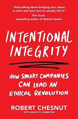 Couverture cartonnée Intentional Integrity de Robert Chesnut