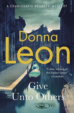 Couverture cartonnée Give Unto Others de Donna Leon