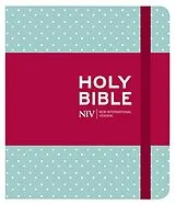 Fester Einband NIV Journalling Mint Polka Dot Cloth Bible von New International Version