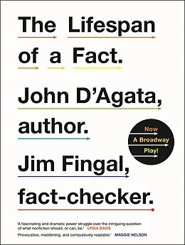 E-Book (epub) Lifespan of a Fact von John D'Agata, Jim Fingal