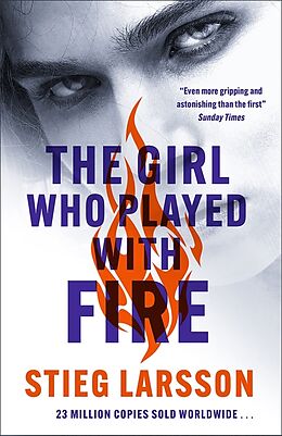 Couverture cartonnée The Girl Who Played With Fire de Stieg Larsson