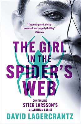 Couverture cartonnée The Girl in the Spider's Web de David Lagercrantz