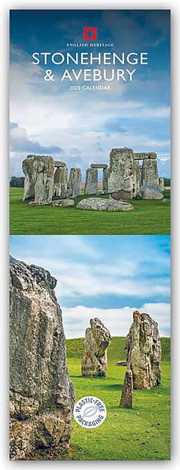 Calendrier Stonehenge &amp; Avebury 2025  Slimline-Kalender de Carousel Calendars