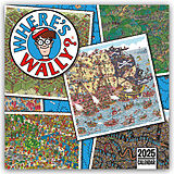 Calendrier Where's Square Wally Square Wall Calendar 2025 de Carousel Calendar