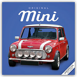 Kartonierter Einband Original Mini  Autos 2025  Wand-Kalender von Carousel Calendar