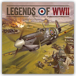Kalender Legends of World War II - Legendäre Flugzeuge des Zweiten Weltkrieges 2026 - Wand-Kalender von Carousel Calendar