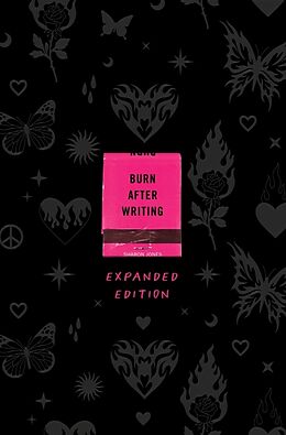 Couverture cartonnée Burn After Writing de Sharon Jones