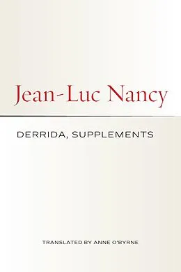 E-Book (epub) Derrida, Supplements von Jean-Luc Nancy