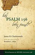 E-Book (pdf) Has Psalm 156 Been Found? von James H. Charlesworth