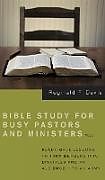 Fester Einband Bible Study for Busy Pastors and Ministers, Volume 2 von Reginald F. Davis
