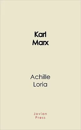 E-Book (epub) Karl Marx von Achille Loria