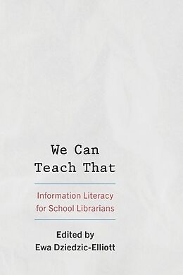 Couverture cartonnée We Can Teach That de Ewa Dziedzic-Elliott