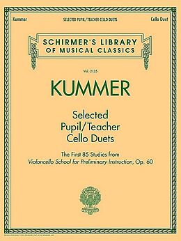 Friedrich August Kummer Notenblätter Selected Pupil/Teacher Duets