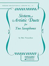 Ben Vereecken Notenblätter 16 artistic Duets for 2 saxophones