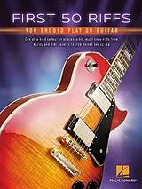 Kartonierter Einband First 50 Riffs You Should Play on Guitar Beginner Guitar Tab Songbook for Electric Players Iconic Rock and Pop Guitar Riffs Collection Guitar Sheet Music Guitars Books for Beginners von Hal Leonard Corp. (COR)