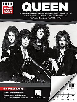 Kartonierter Einband Queen - Super Easy Songbook von Queen (CRT)