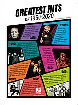  Notenblätter Greatest Hits of 1950-2020