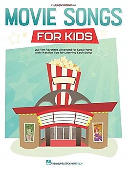 Couverture cartonnée Movie Songs for Kids: Easy Piano Songbook with Lyrics de Hal Leonard (COR)