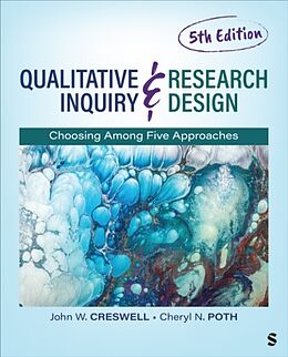 Couverture cartonnée Qualitative Inquiry and Research Design de Creswell John W., Poth Cheryl N.