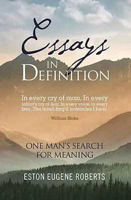 E-Book (epub) Essays in Definition von Eston Eugene Roberts