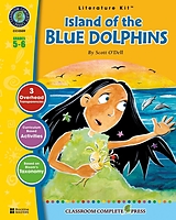 eBook (pdf) Island of the Blue Dolphins - Literature Kit Gr. 5-6 de Marie-Helen Goyetche