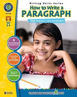 E-Book (pdf) How to Write a Paragraph Gr. 5-8 von Brenda Rollins