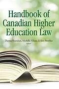 E-Book (pdf) Handbook of Canadian Higher Education von Theresa Shanahan, Michelle Nilson, Li Jeen Broshko