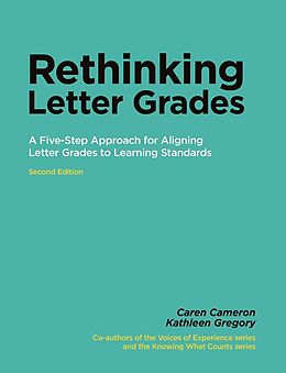 eBook (pdf) Rethinking Letter Grades de Caren Cameron, Kathleen Gregory