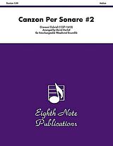 Giovanni Gabrieli Notenblätter Canzon per sonare no.2