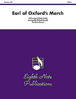 William Byrd Notenblätter Earl of Oxfords March