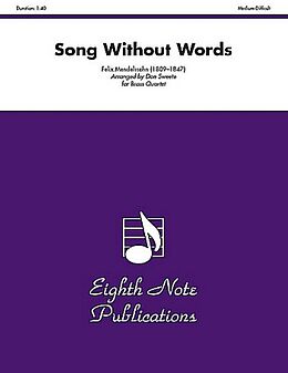 Felix Mendelssohn-Bartholdy Notenblätter Song without Words