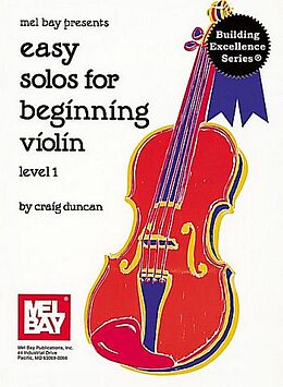 Craig Duncan Notenblätter Easy Solos for beginning Violin Level 1