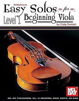  Notenblätter Easy Solos for beginning Viola Level 1