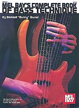 Bernhard Bunny Brunel Notenblätter Complete Book of Bass Technique
