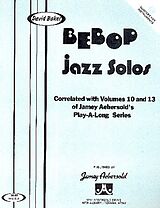 David N. Baker Notenblätter Bebop Jazz Solos vol.1for concert