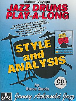 Couverture cartonnée Maiden Voyage Jazz Drums Play-A-Long: Style and Analysis, Book & CD [With CD (Audio)] de Steve Davis