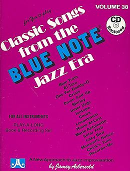 Kartonierter Einband Jamey Aebersold Jazz -- Classic Jazz from the Blue Note Era, Vol 38: Book & Online Audio von Jamey Aebersold