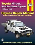 Couverture cartonnée Toyota Hi Lux 4x4 &amp; 4x2 (97-05) Haynes Repair Manual (AUS) de Haynes Publishing
