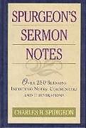 Livre Relié Spurgeon's Sermon Notes de Charles H Spurgeon